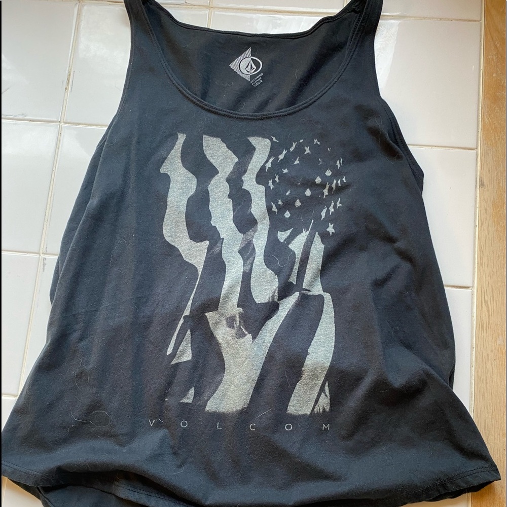 Volcom black tank top. Women’s s size medium